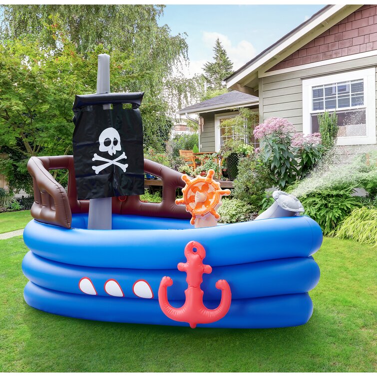 Pirate ship 2024 inflatable pool